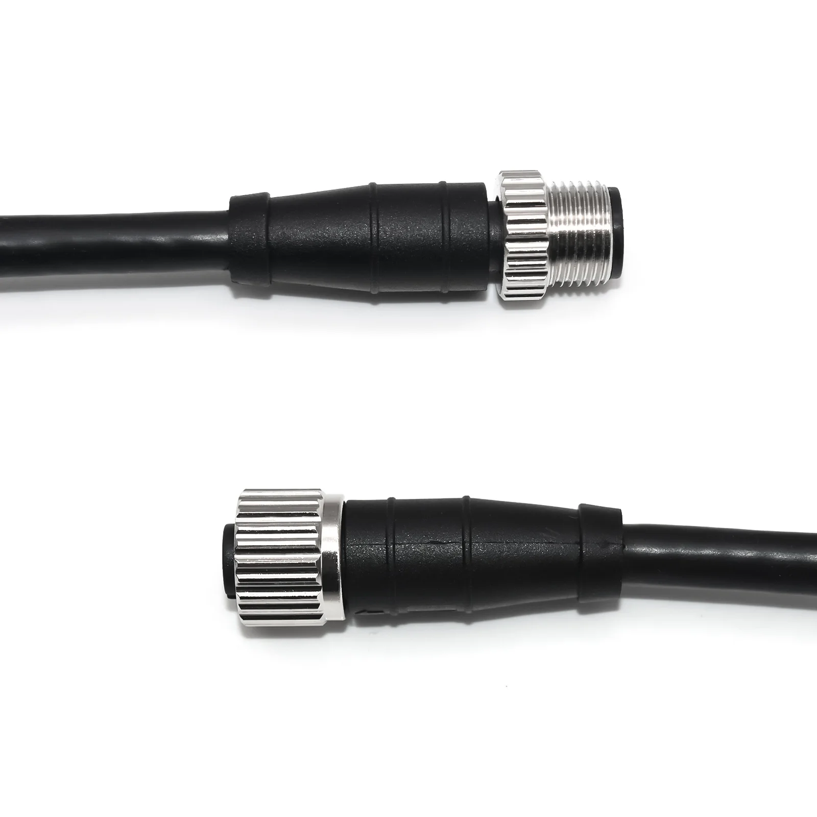 Durable Metal-Cased NMEA2000 Extension Cable with Dual Straight Connectors (0.5-4m)