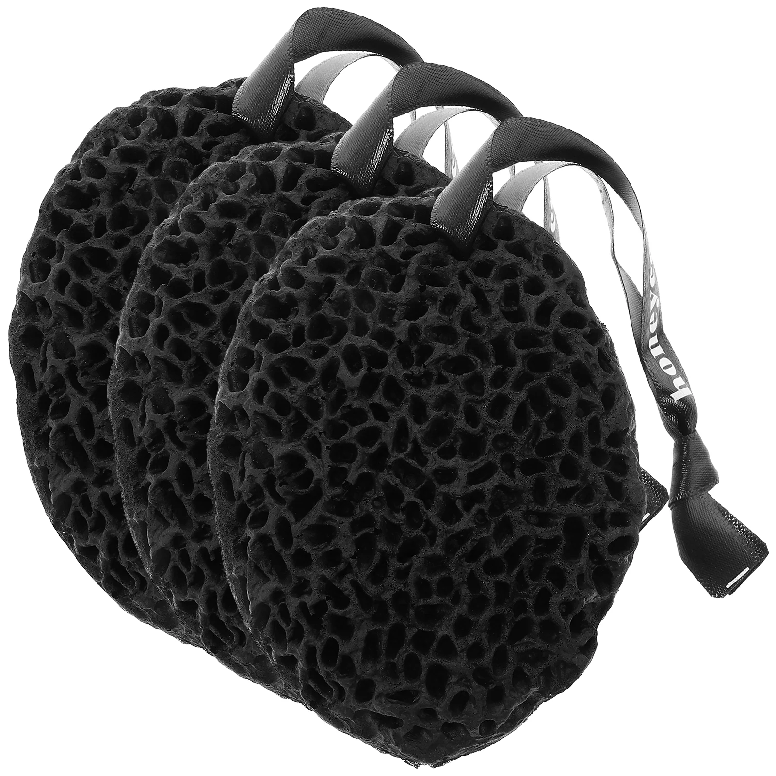 

3 Pcs Cellular Sponge Brush Shower Bathing Balls Headband Drop-shaped Exfoliator Hydrophilic Polyurethane