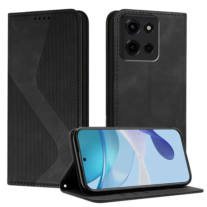 Magnetic Leather Flip Stand Wallet Case - Elegant Book Cover Design