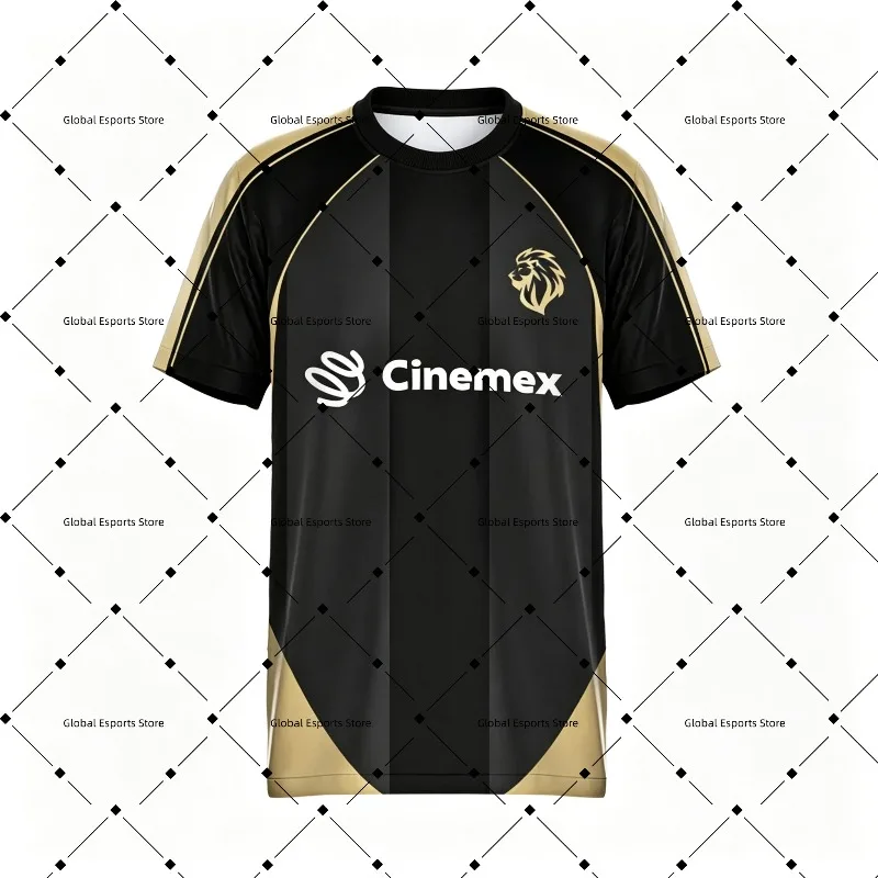 2026 LYON ESports Club Team Trikot T-Shirt Digitaldruck-Muster Valorant LOL Csgo Kurzarm-T-Shirt