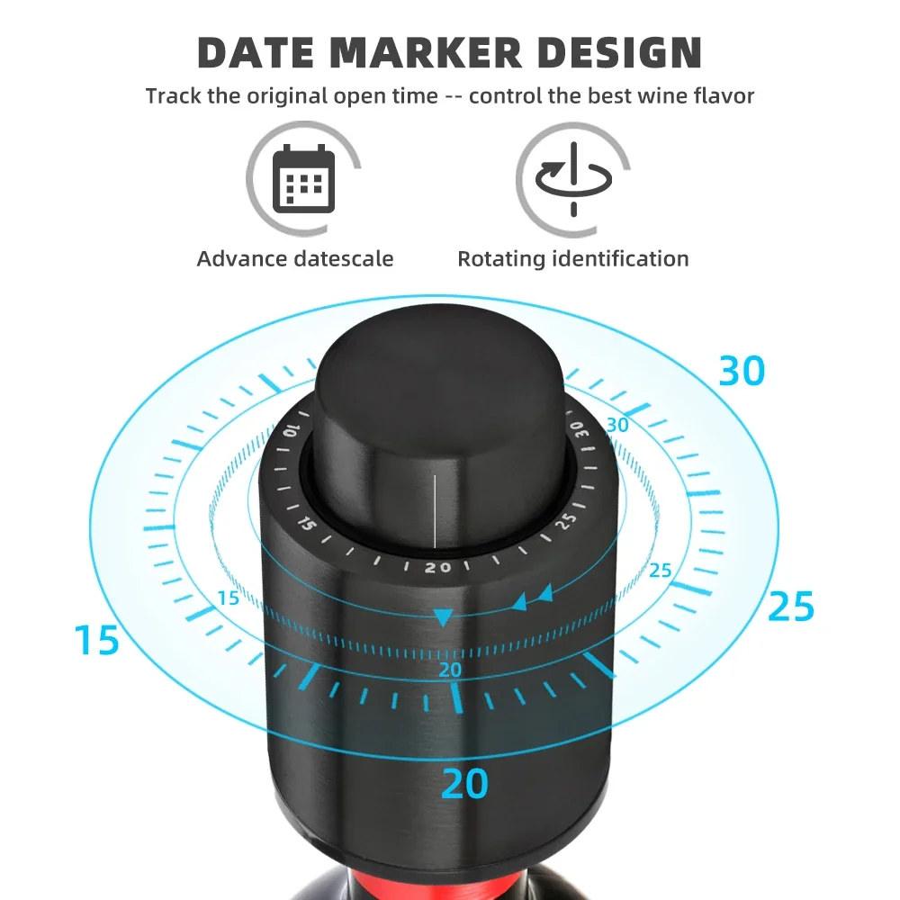 1/2pc Vacuum Wine Bottle Cap Stopper Sealed Storage Vacuum Memory Wine Stopper Push Style Barware Wine Cork Black Bar Tools 3 1/2pc Vacuum Wine Bottle Cap Stopper Sealed Storage Vacuum Memory Wine Stopper Push Style Barware Wine Cork Black Bar Tools 3