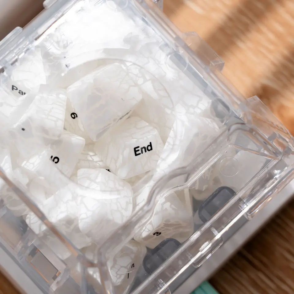 HITIME XVX Shine Through Keycaps With IMD Tech, Custom Keycaps 60 75 100 Percent, White Key Cap - View #6