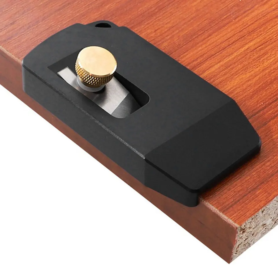 Culnflun Cuchilla De Corte De De Banda De Borde, 8mm/0.31" Recortadora De Cantos Cuchilla Para Cepillo De Mano Con Cuchilla Reversible Para Armario (2 Uso