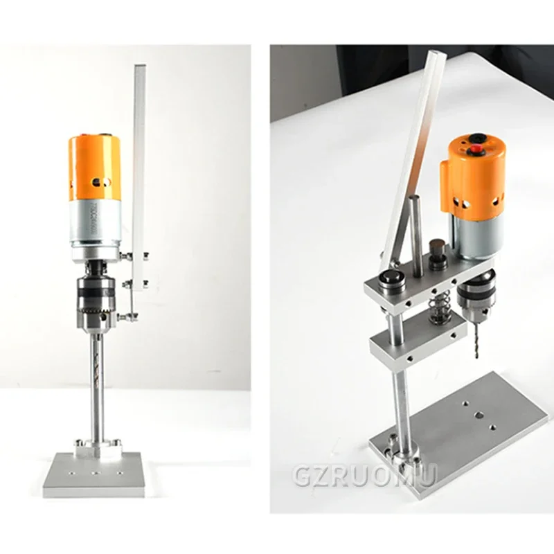 Mini Bench Drill Desktop Portable Mini Electric Drill Variable Speed Drilling Machine B12 Chuck Wood Drilling PCB