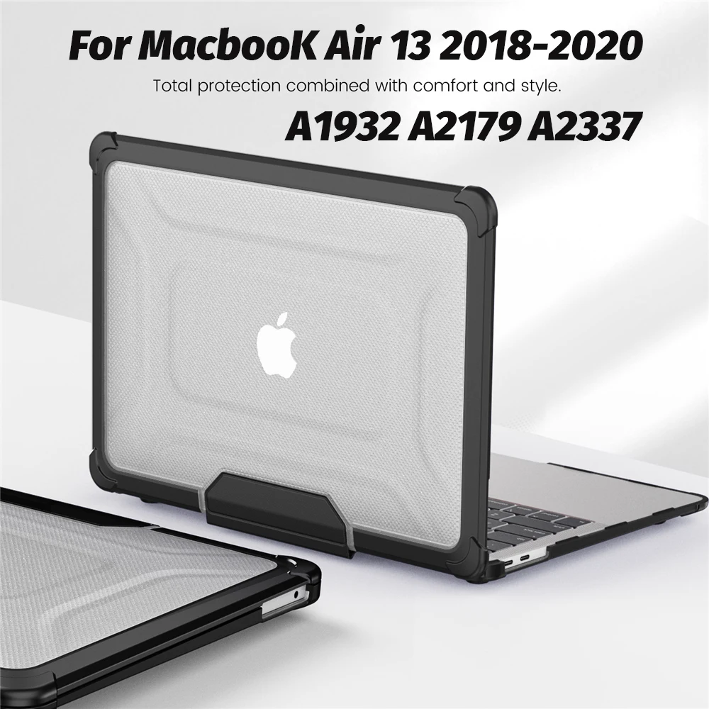 Capa para Laptop de Corpo Conjunto para Novo Macbook Air 13 Resistente Três Defesas Capa Robusta Chip Air m1 A2337 A2179 A1932 2023