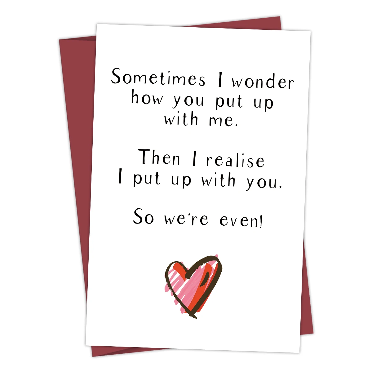 1PC Funny Wedding Anniversary Card,Birthday Cards For Him,Her,Witty Card For Husband,Banter Card For Wife Anniversary Card