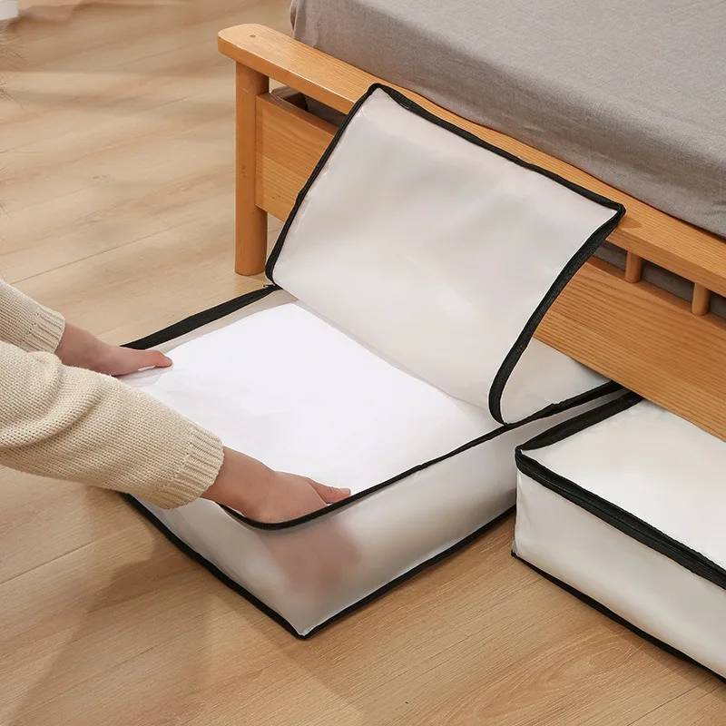1-2Pcs Quilt Wardrobe Organizer Clothes Storage Bags Moving Packing Bag Bed Bottom Waterproof and Moisture-proof Clothing Home 5