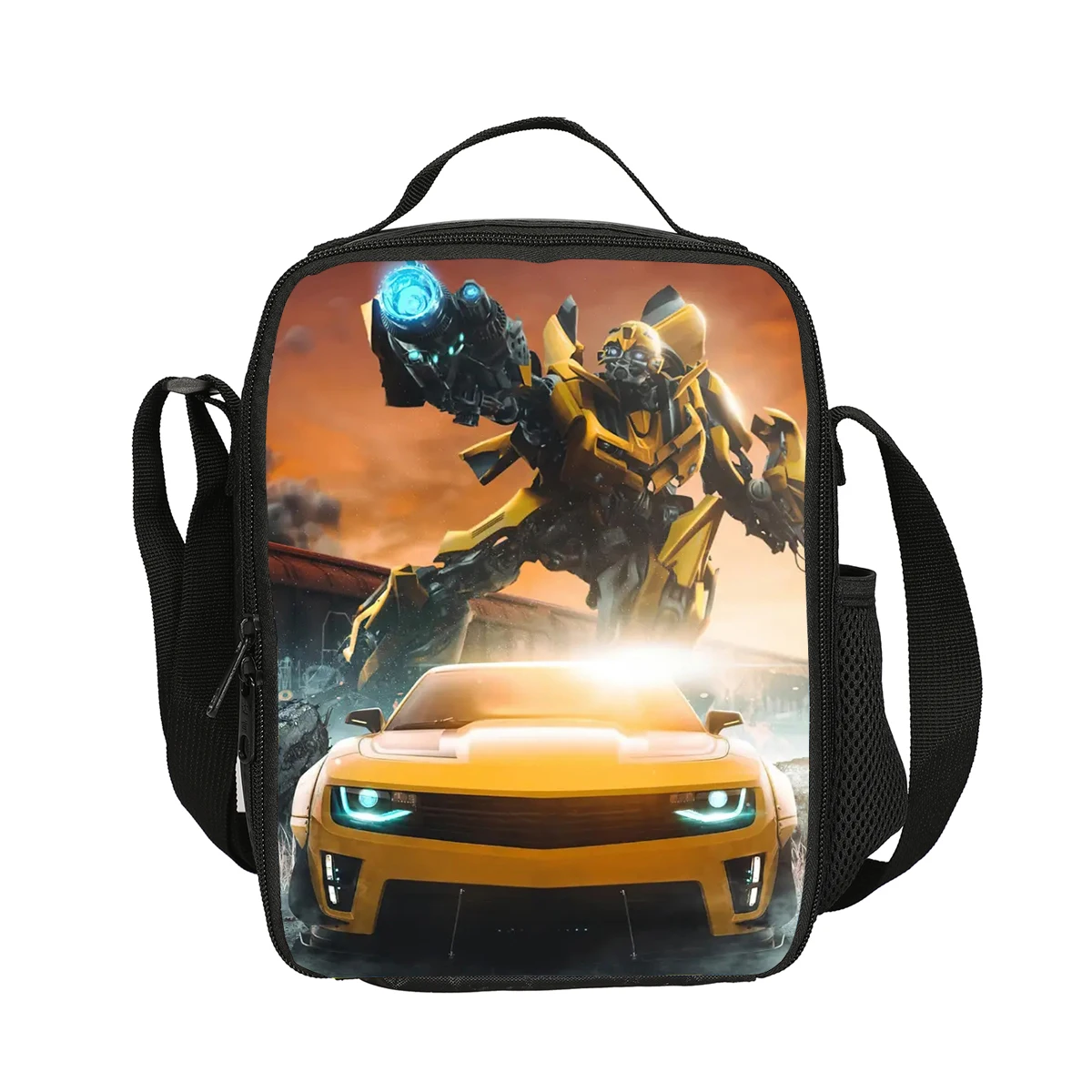 Movies T-Transformers With Lunch Bags for Boy Girl, Lunch Bags for School,Prints Child Picnic Bags,Kid Cooler Bag for School 3