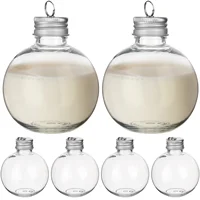 10 Pcs Christmas Spherical Bottle Water Bottles Outdoor Juice Anti-leak Storage Multi-function Plastic Drinking Milk 1