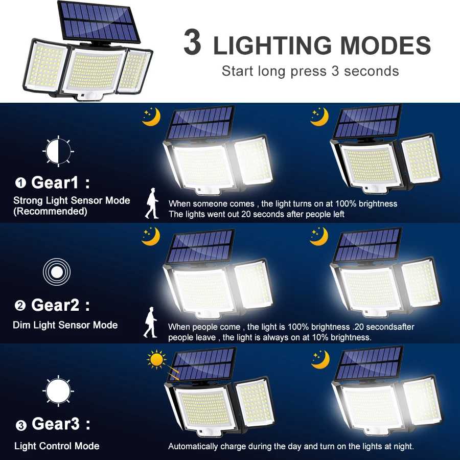 com controle remoto, luz solar ao ar