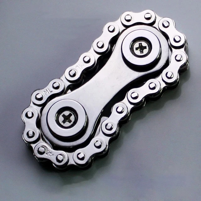 Sprockets Flywheel Fingertip Gyro Fidget Spinner - Antistress Anxiety Relief Metal Toy