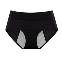 Culotte Menstruelle Taille Haute en Coton, Sous-Vêtement Menstruel 3