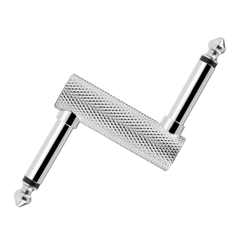 YD61 guitar effects pedal connector 6.35mm 1/4" guitar effect pedal couplers male to male plug adaptor for pedalboard guitar tool