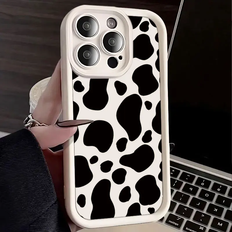 Leopard Print Silicone Phone Case - Stylish and Protective Soft Cover