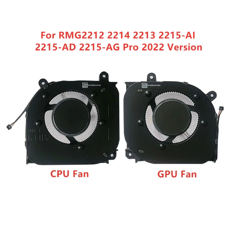 

Совершенно новый оригинальный вентилятор охлаждения ЦП и ГП для ноутбука XIAOMI RMG2212 2214 2213 2215-AI 2215-AD 2215-AG Pro 2022 версия