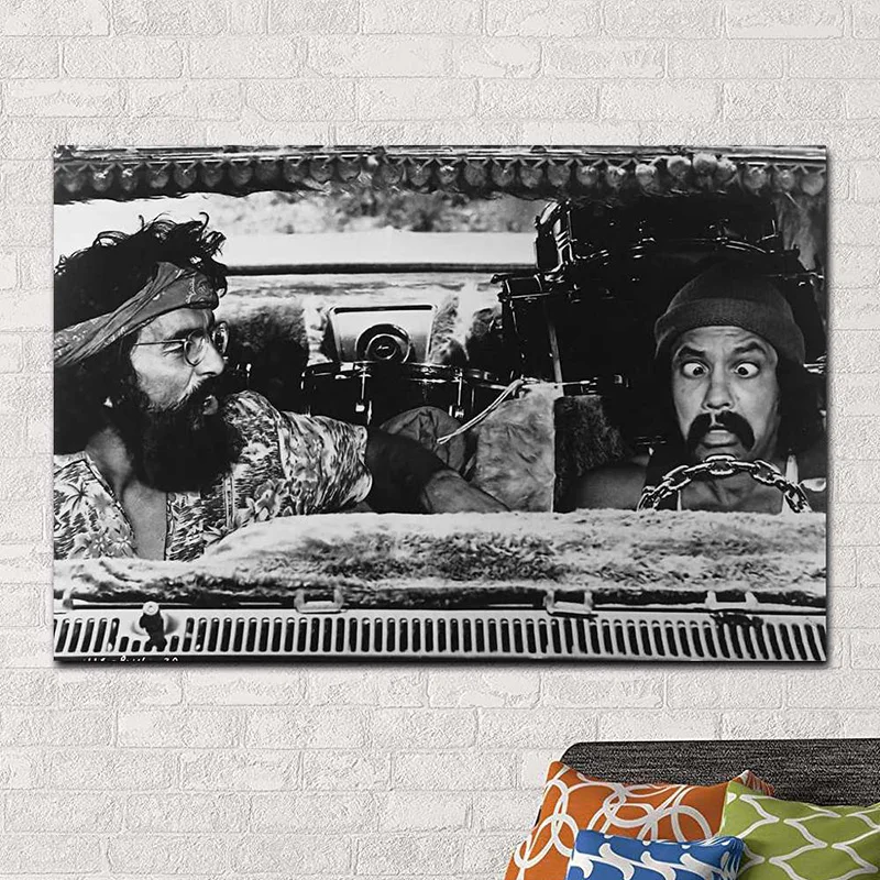 額縁付き】 Cheech & Chong チーチョンA2 ポスター Amazon.co.jp