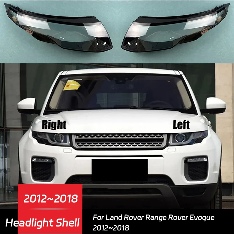 

Lampshade Headlight Shell Headlamp Lamp Cover Transparent Shade Lens for Land Rover Range Rover Evoque 2012~2018