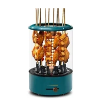 220V Electric Grill Barbecue 12 Forks  Automatic Indoor Grill Smokeless Rotating Lamb Kebab BBQ Machine 1