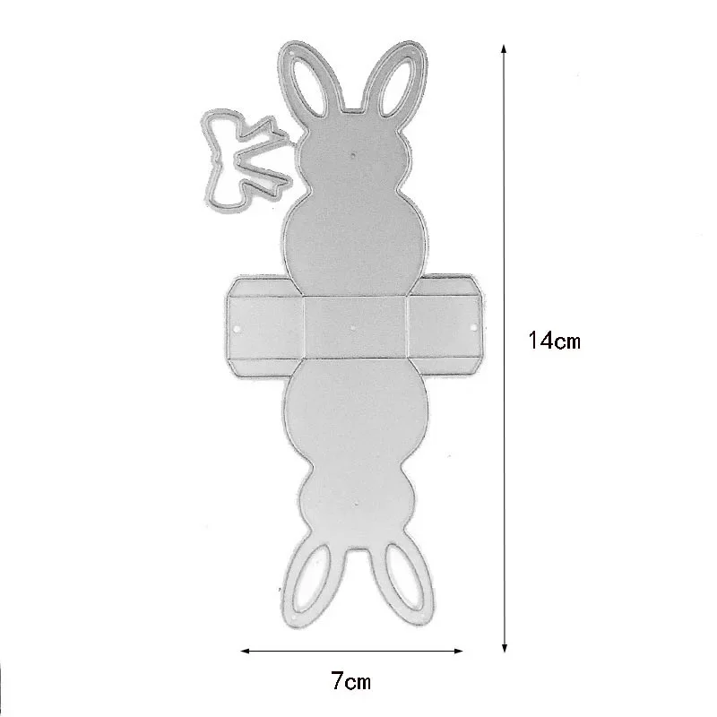 Fustella di Pasqua, Hillylolly Stencil Pasqua Goffratura, Fustellatura in Metallo, 5 Pezzi Fustelle Stencil Cutting Dies, per Scatoline, Taglio Muore per Decorazione Biglietti Auguri Scrapbooking