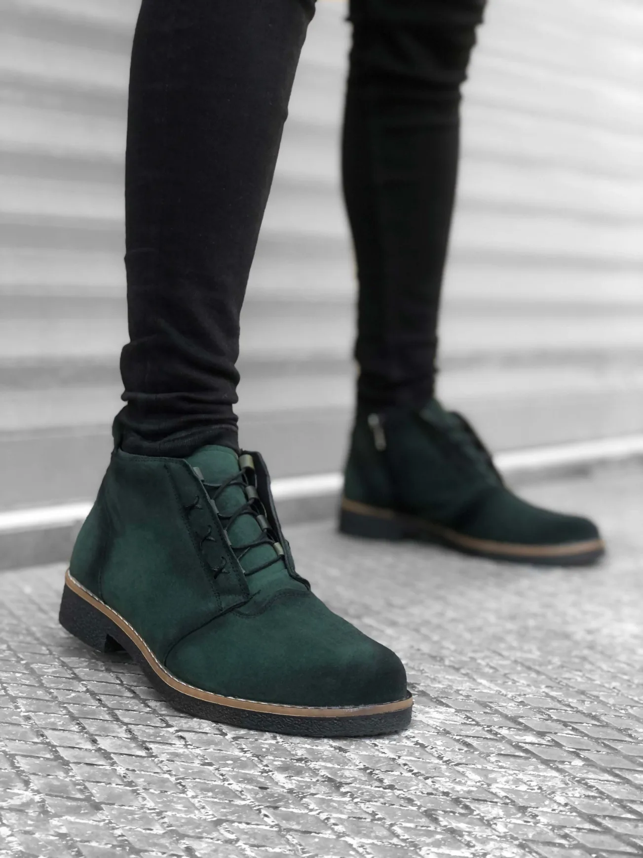 

Мужские классические ботильоны со скрытой шнуровкой, зимние ботинки до щиколотки, повседневная мужская обувь, модель 2021, 045