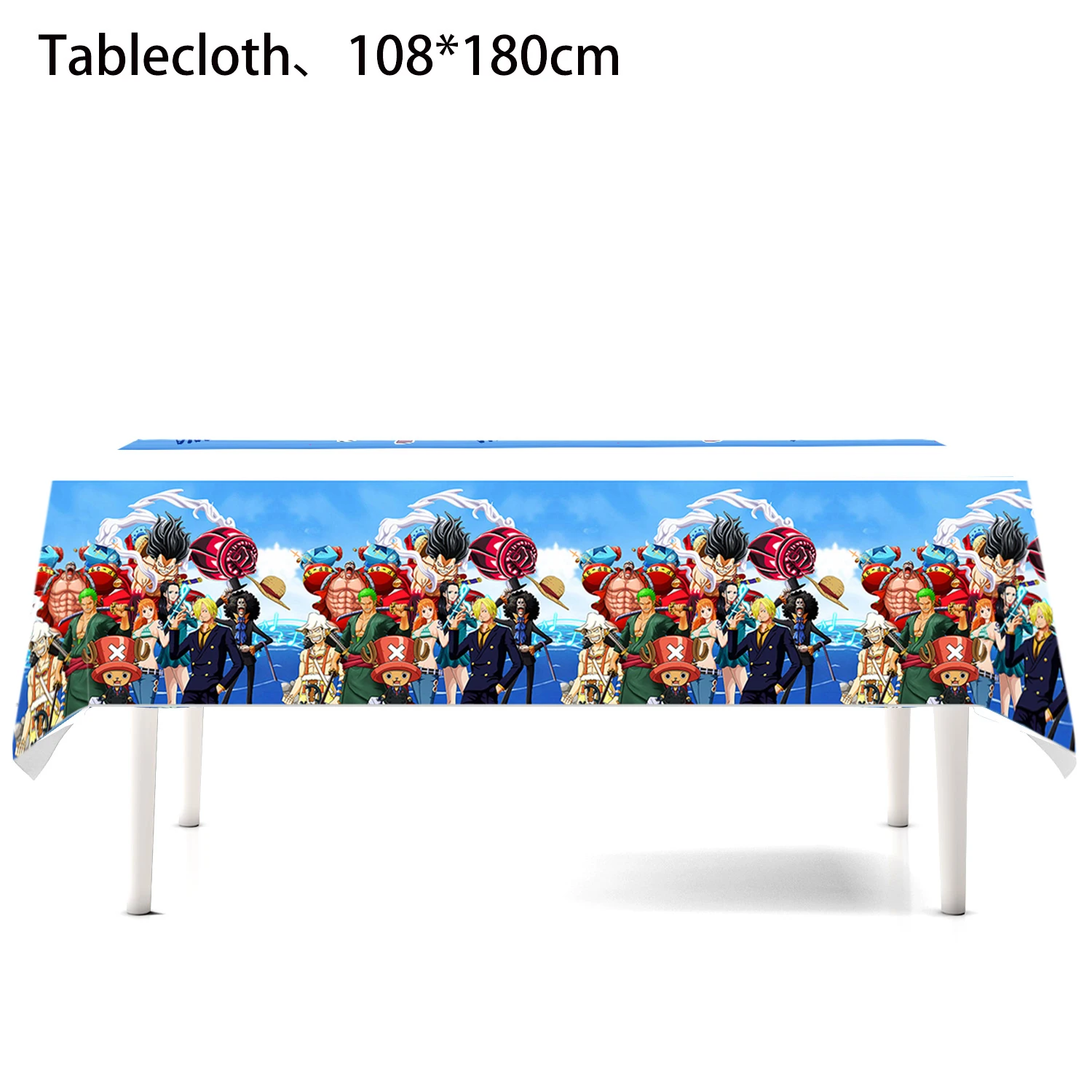 Pirate Theme Birthday Party Decoration Tableware Happy Birthday Banner Backdrop DIY Cake Topper Balloons Kit Baby Shower Party