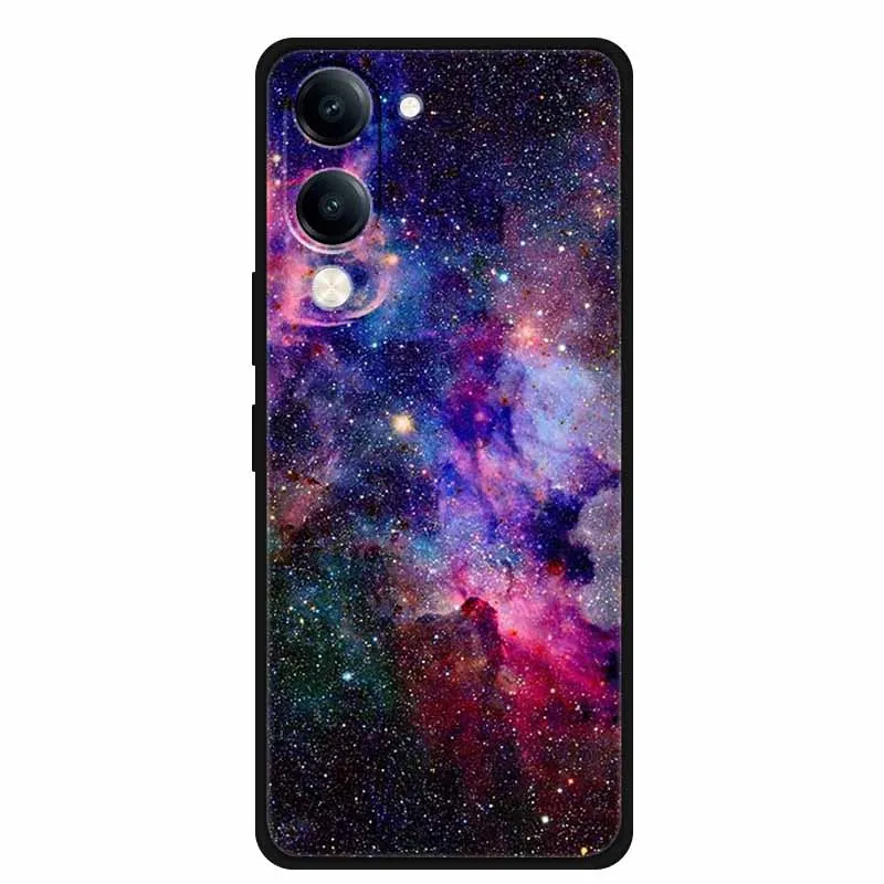 Starry Sky Painted Camera Protection Soft Silicone Case