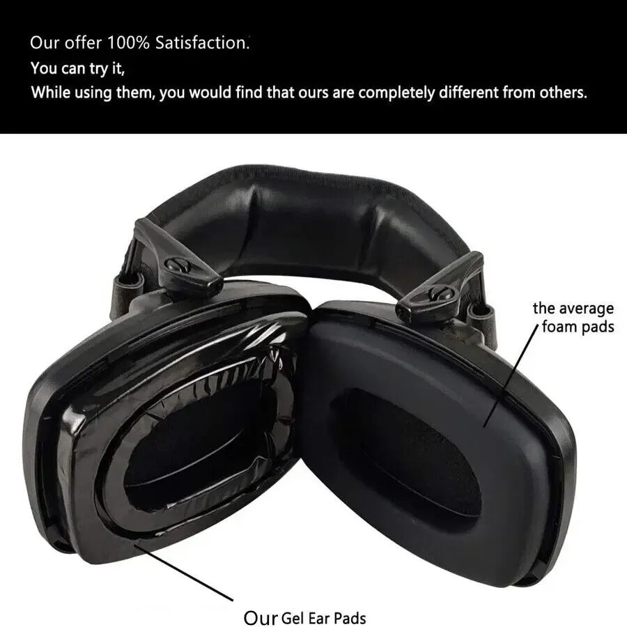 Tactical 1Pair Gel Ear Pads For Howard Leight by Honeywell Impact Shooting Sport Pro Sync Leightning Earmuffs 3