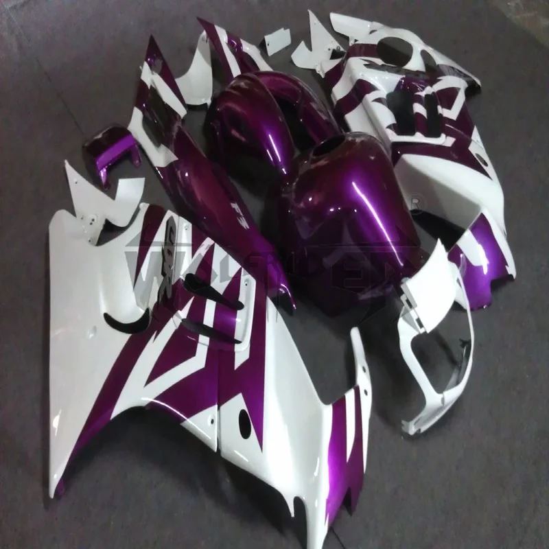 

INJECTION MOLDED Motorcycle Aftermarket for CBR600F3 1995-1996 purple white CBR600 F3 95 96 bodywork kit motorcycle fairings