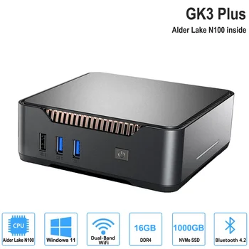 GK3 PLUS Mini PC Intel Twin Lake N150 / N95 8 GB/16 GB 512 GB Computer da gioco Windows 11 Pro, 4K 60 Hz HDMI VGA Win 11 Minipc 1