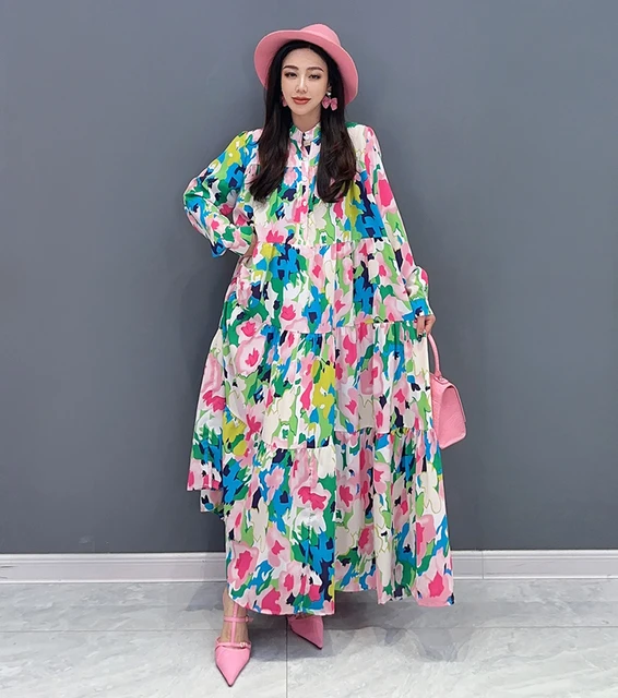 Lente Jurken Dames JRFT Maxi-jurk Dames Zomerjurk Dames V-hals