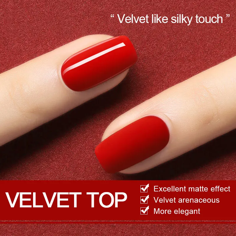 Clou Beaute Matte Velvet Top Coat Semi-permanent Varnish Strong Rubber Base Acid-Free for Gel Polish Blossom Gel Nail Primer 4
