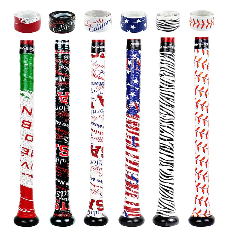 Baseball Bat Grip 1.1mm s Embossed Pattern Grips for Baseball Bat Tape for Base Ball Accessories baseball wrapping tape baseball grip tape