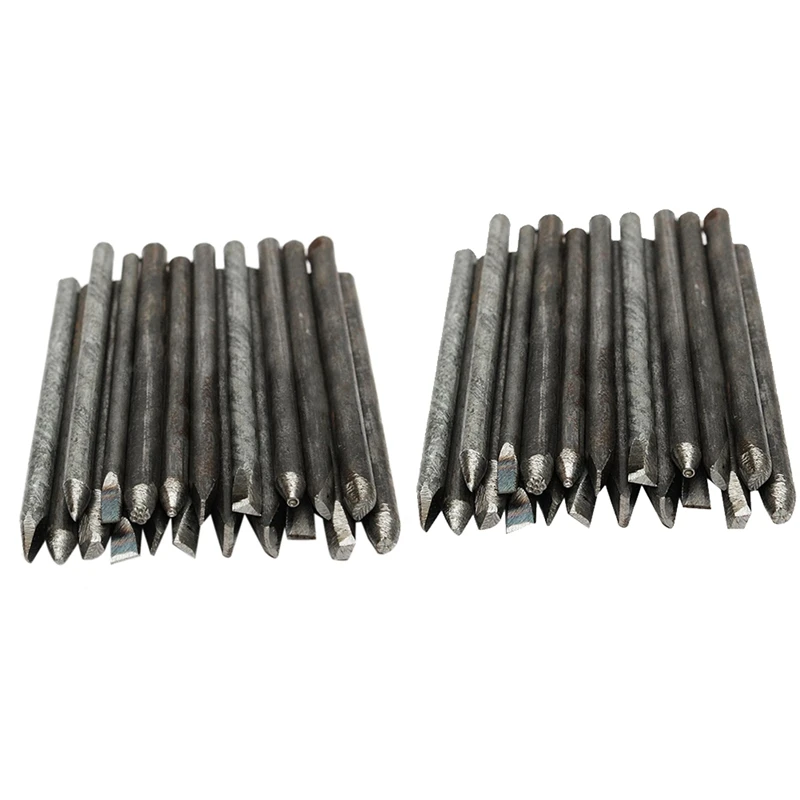 Leather Marking Carving Flower Chisel Tools DIY Stamp Punch Work Punches Jewelry Flower Steel Metal Stamp Mold