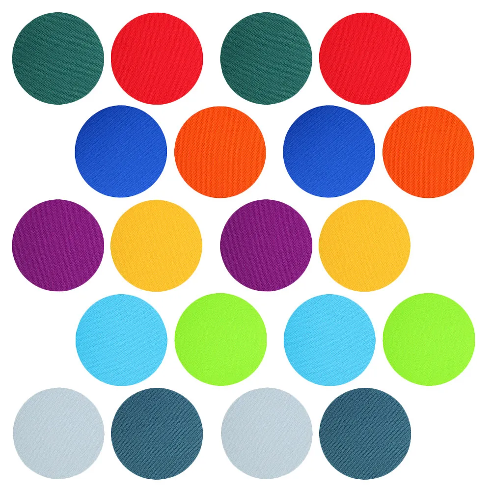 40Pcs 재사용 가능한 카펫 바닥 원형 마커 100Mm 실내 실외 사용을 위한 활기찬 원형 점 교실 체육관 댄스 유치원 교사