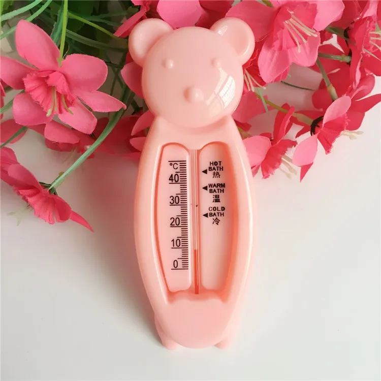 Water Thermometer New Cartoon Floating Bear Baby Kids Bath Toy Plastic Tub Water Sensor