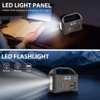 Centrale électrique Portable 100W 24000mAh LiFePO4, générateur solaire 220V/110V, stockage d'énergie, alimentation pour le Camping 5