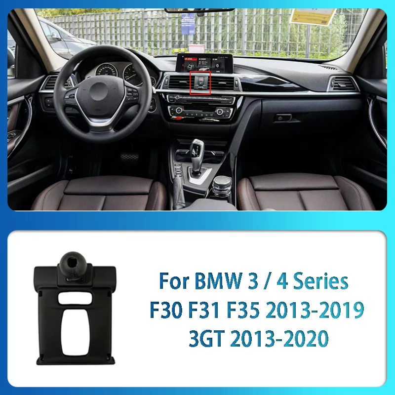 Car Mobile Phone Holder Base For BMW 1 2 3 4 Series i3 i4 5GT 3GT 118i F20 F21 F22 F23 F44 F46 F52 G20 G28 E90 E92