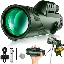 Powerful HD Binoculars with Tripod and Stand (Green)
