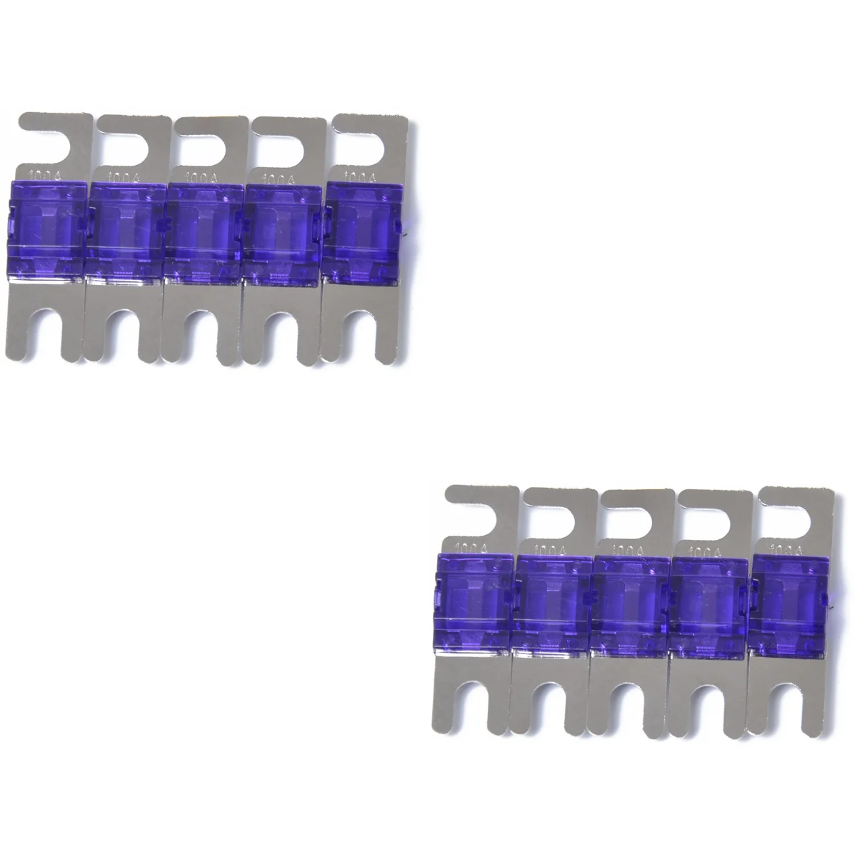 

10 Pcs Mini ANL Fuses 100A Car Audio Power Wire Boat Auto Electronics Fuse (Dark Blue)