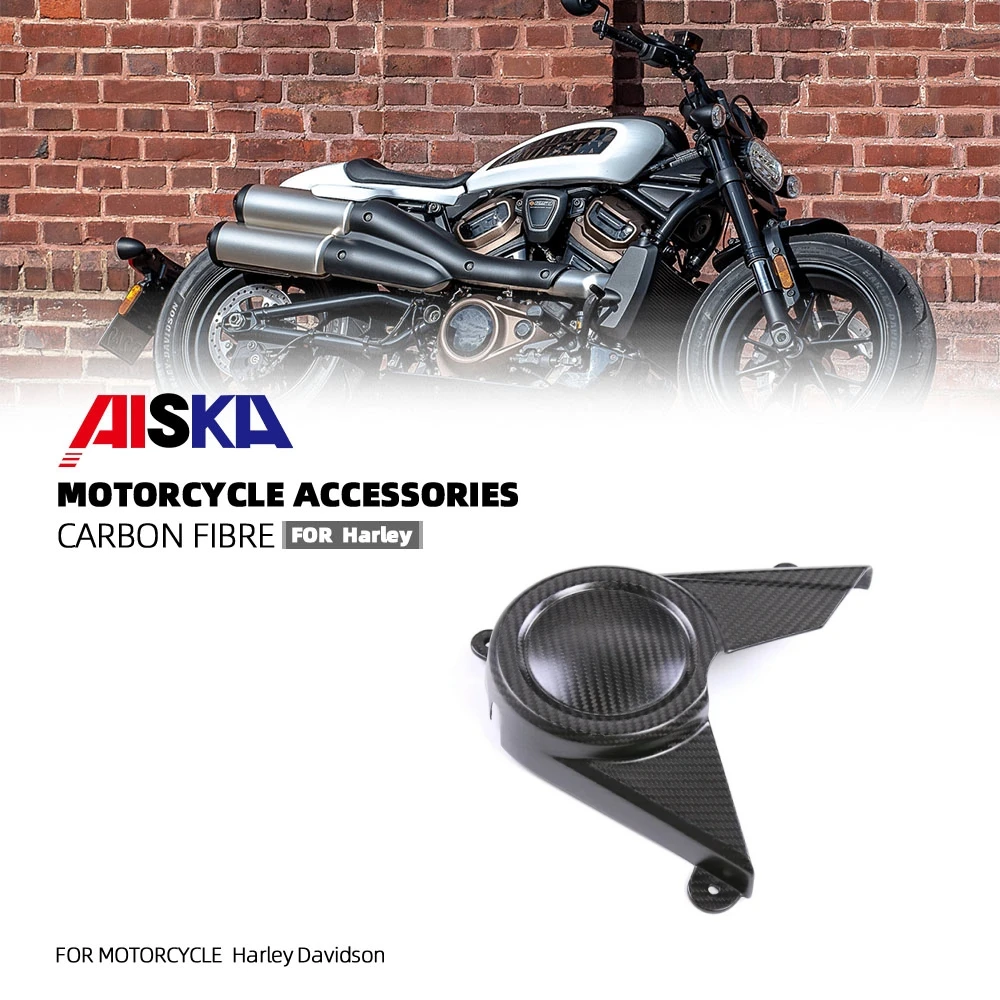 

Motorcycle Carbon Fiber Engine Clutch Cover Protector Accessories For Harley Sportster S 1250 RH1250 RH 1250S 2021 2022 2023