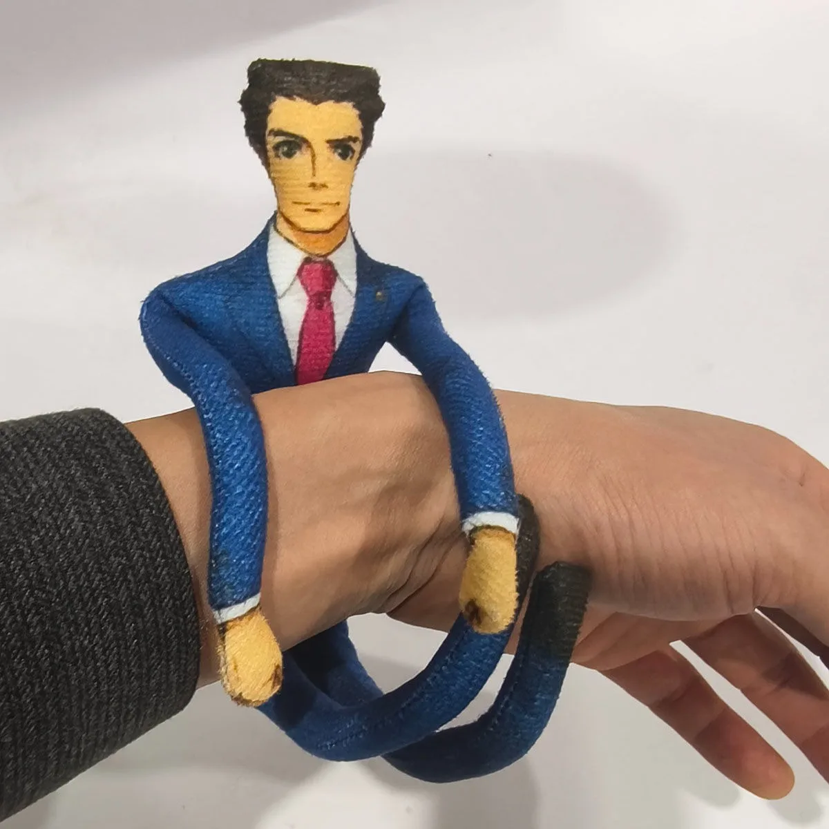 Game Ace Attorney Phoenix Wright Cosplay Plush Doll Miles Edgeworth Body Wire Skeleton Action Stuffed Dolls Accessories Gifts plush doll