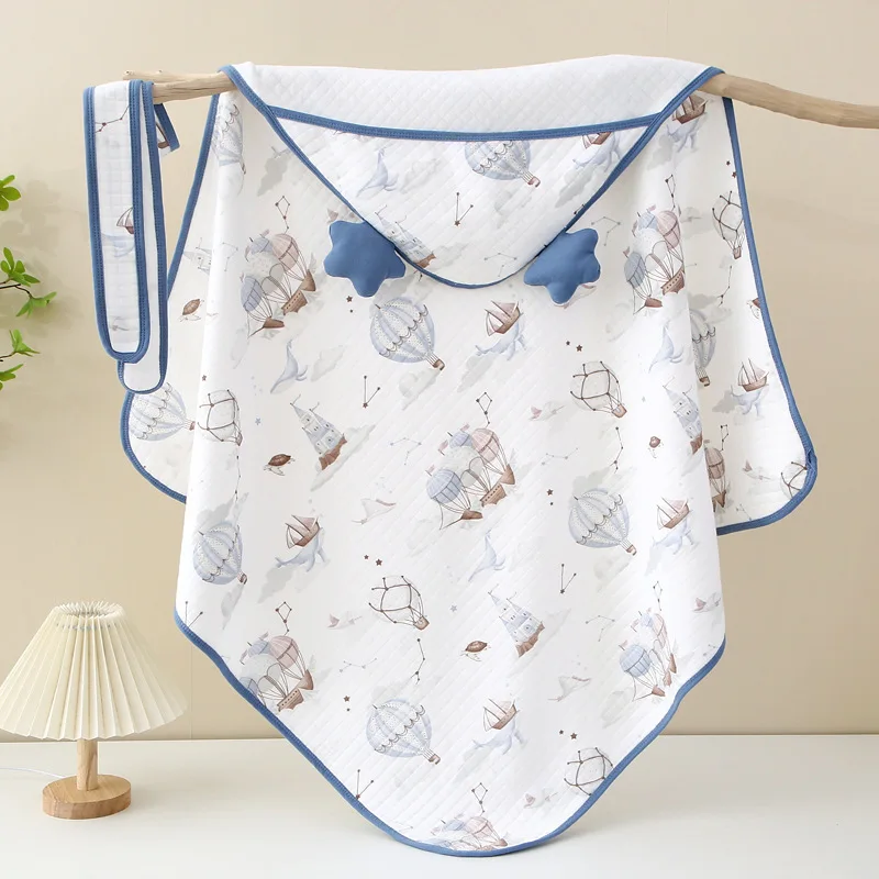 90cm X 90cm Baby Swaddle Sleeping Bag Baby Swaddle Cloth Newborn Blanket Cotton Soft Adjustable Warm Blanket Bedding quilt