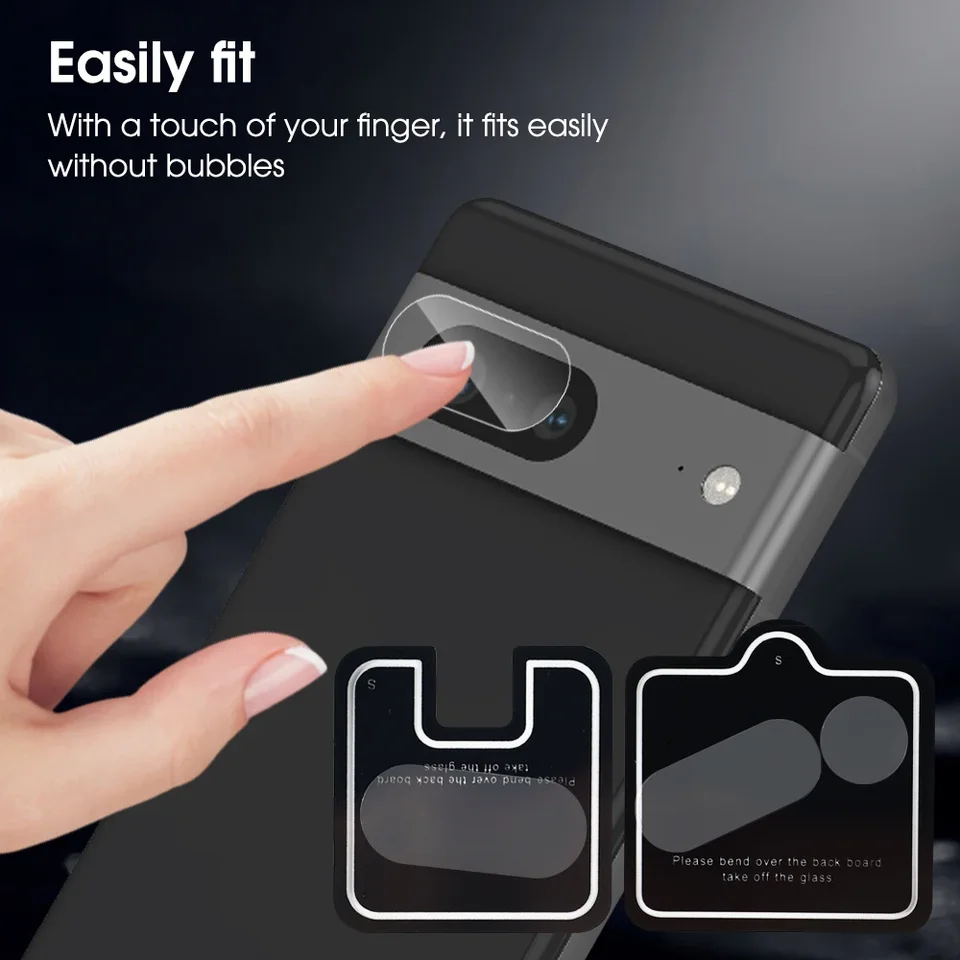 Pack Protection Google Pixel 7 5G : Coque Silicone Noire + 2 Vitres Trempées - Little B