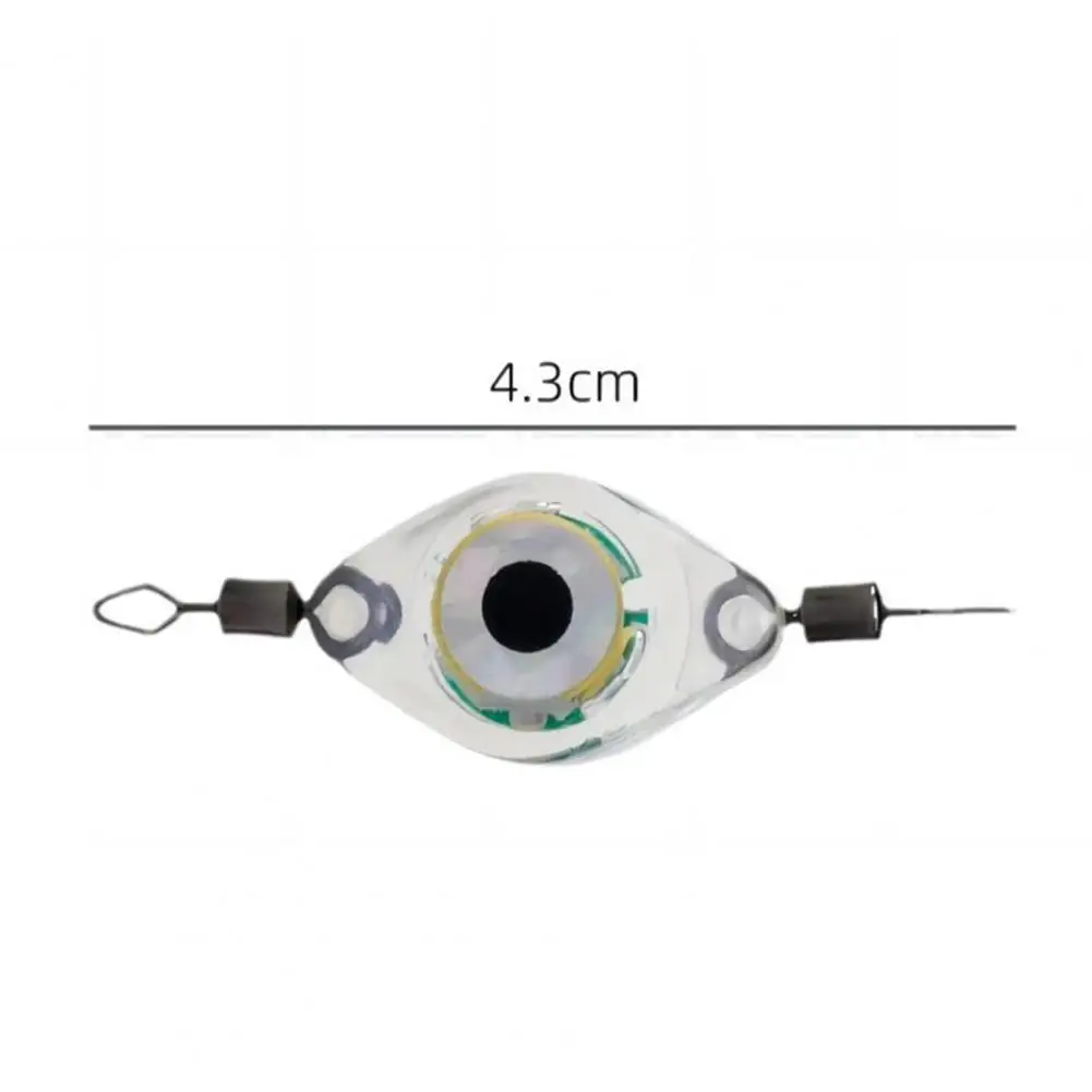 Mini Underwater Fishing Lamp Waterproof LED Fish Eye Luring Light Submersible Deep Drop Fish Attraction Gathering Lamp Accessori
