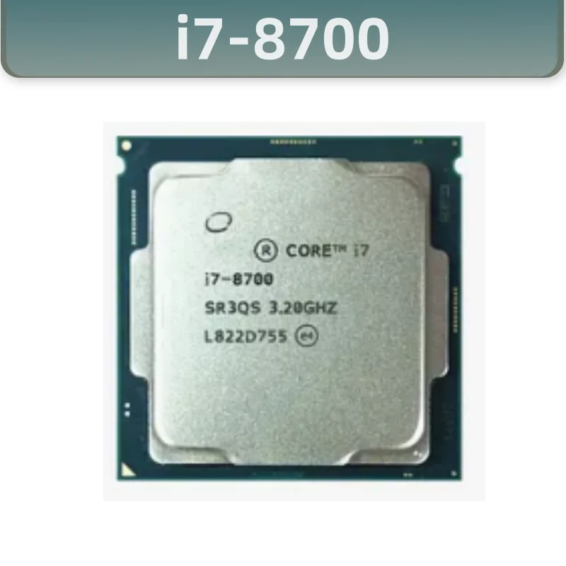 

6-ядерный двенадцатипоточный процессор SR3 core I7 8700 3,2 ГГц 12M 65 Вт LGA 1151 оригинальный 14 нанометров для настольного ПК LGA1151 малайский