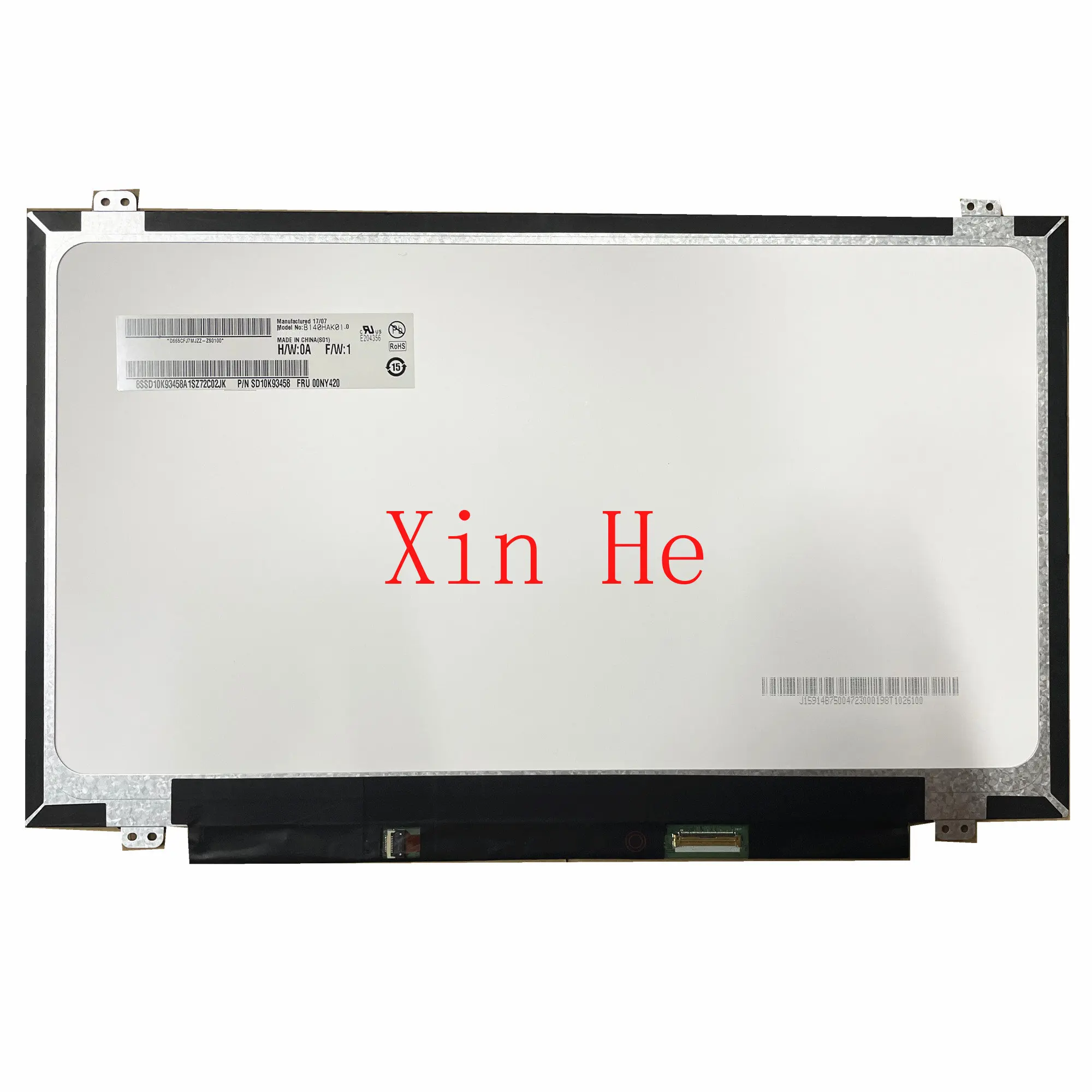 

B140HAK01.0 14.0'' FHD Laptop LCD Touch Screen For Lenovo ThinkPad T470P T470S T470 T480 T480S EDP 40 Pins Fru: 00NY420