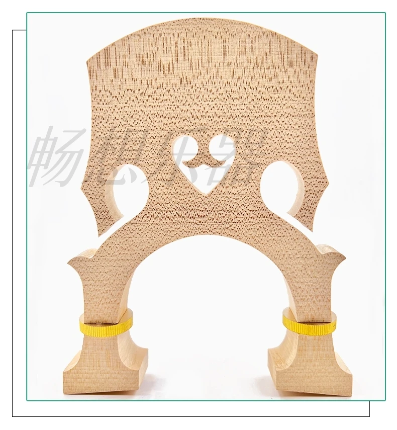 Cello Bridge 1pcs cello bridges AA grade maple 4/4 3/4 1/2 1/4 1/8 Belgium style French style Adjustable Replace Cello bridge part accessorie