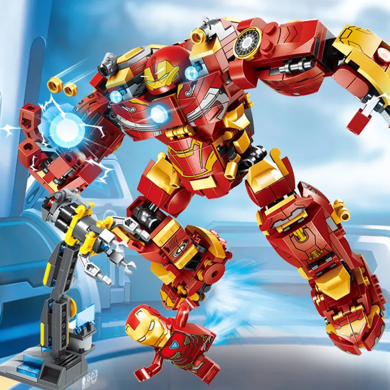 Puzzle 3d Super Hero Puzzle Lego Ironman Avengers 3d Puzzle Iron Man 3d Puzzle Mk44