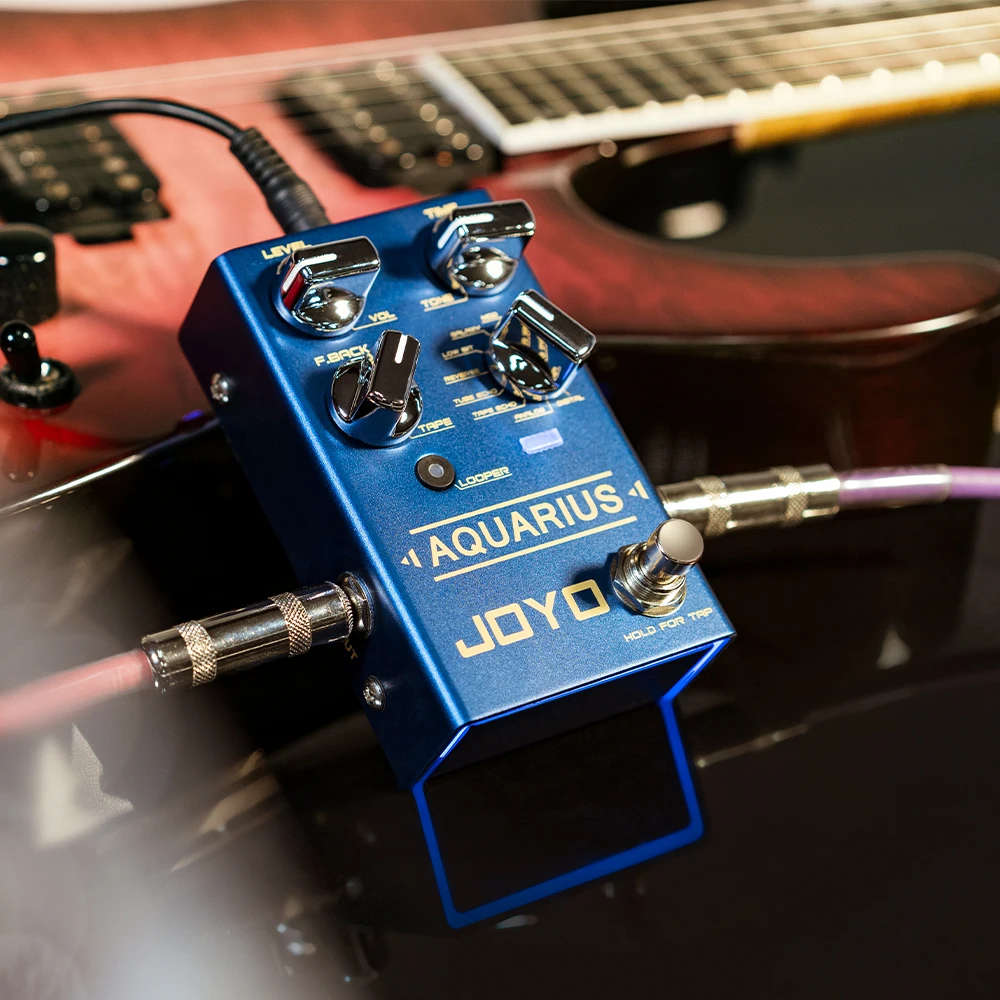 2 個 JOYO R-07 AQUARIUS ディレイ & ルーパー エレキギターエフェクト