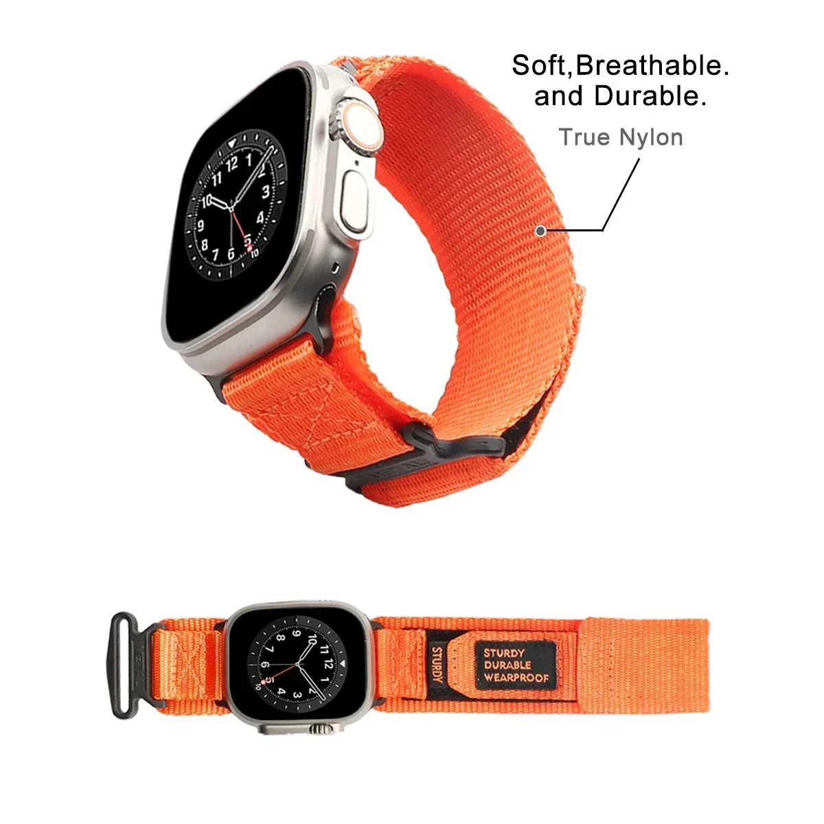 Sport-Nylonarmband für Apple Watch Band Ultra 3/2 49 mm 46 mm 42 mm 45 mm 44 mm 41 mm 40 mm Armband für Iwatch Serie 11 10 9 8 7 6 SE – Detail 31